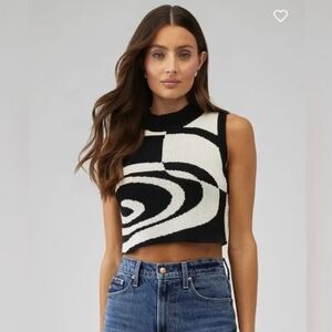 EUC C/MEO COLLECTIVE IN MOTION KNIT TOP XS REVOLVE BRAND